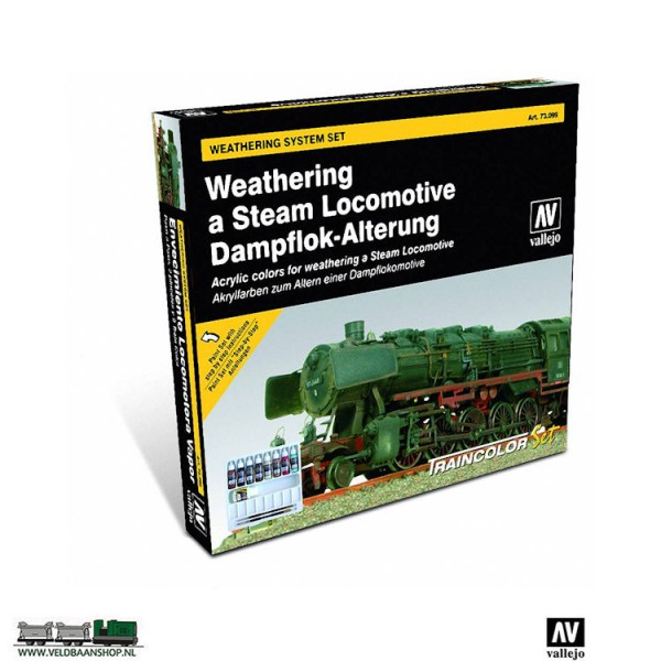 Vallejo 70150 Rust and Steel Weathering Set Veldbaanshop.nl