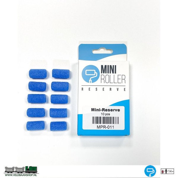 Mini-Roller MPR-011 mini-reserve-rollerset 22 x15 mm inhoud 10 stuks
