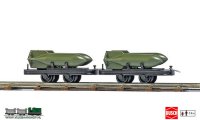 Busch 12209 veldspoor Wagens + bommen H0f