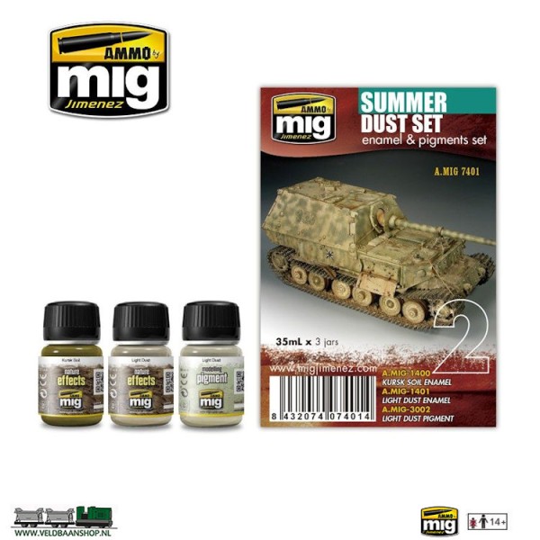 Ammo MIG 7401 Summer Dust Set 3 potjes 35ml