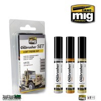 MIG 7506 Ammo MIG Jimenez Oilbrusher LIght Fading set