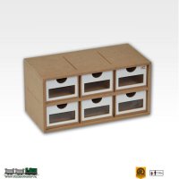 Hobbyzone OM01a Drawers Lades Module x6 bouwpakket