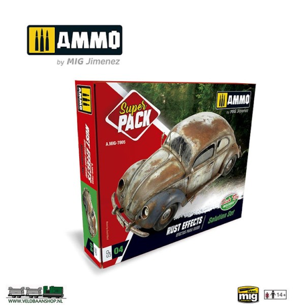 Ammo MIG 7805 super pack roest effects