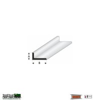 MAQUETT 417-55/3 profiel : Hoek-profiel styreen massief