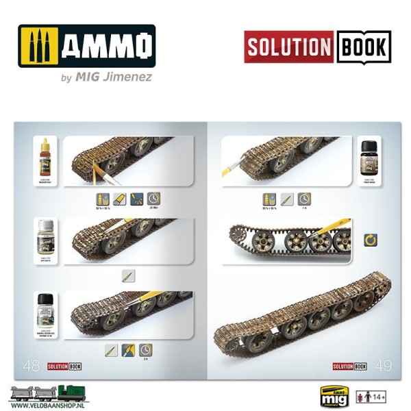 Ammo MIG 7719 Solution Box 12 Realistic Rust effects
