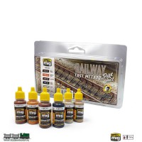 Ammo MIG 7471 Railway Fast Method Paint set