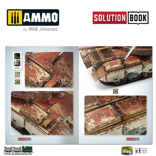 Ammo MIG 7719 Solution Box 12 Realistic Rust effects