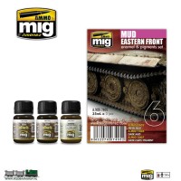 Ammo MIG 7405 Easter Front Mud Set 3 potjes 35ml