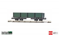 Busch 12246 veldspoor Platte wagen + schotten H0f