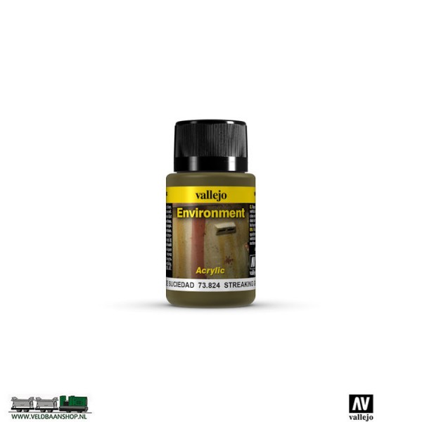 Vallejo 73824 Streaking Grime Dark Environment Weathering Effects 