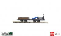 Busch 12217 veldspoor Las en materiaalwagen H0f