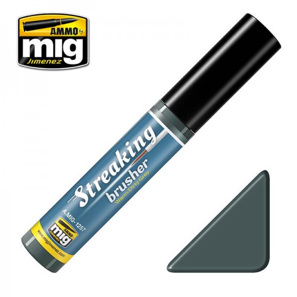 MIG 1257 Streaking Brusher Warm Dirty Grey