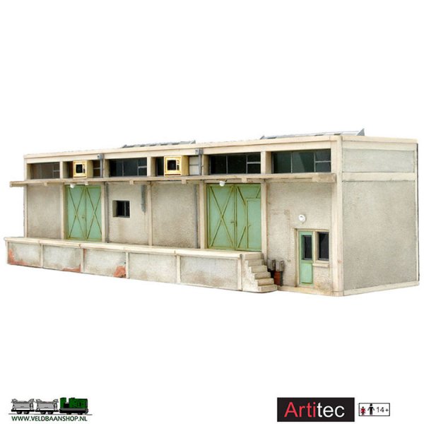 Artitec 10214 Koelhuis resin H0 1:87 Veldbaanshop.nl