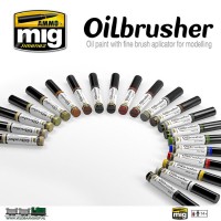 MIG OilCOL Ammo MIG Jimenez Oilbrusher set van 20