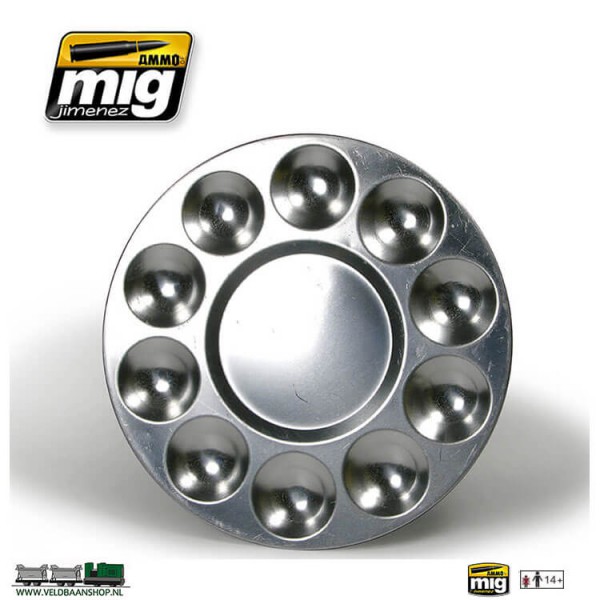 MIG 8009 Aluminium pallet met 10 gaten