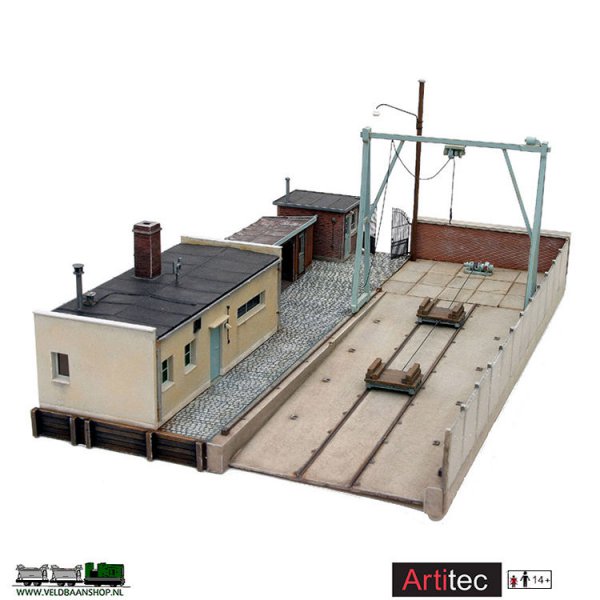 Artitec 10220 Werfterrein inclgebouwen resin H0 1:87 Veldbaanshop.nl