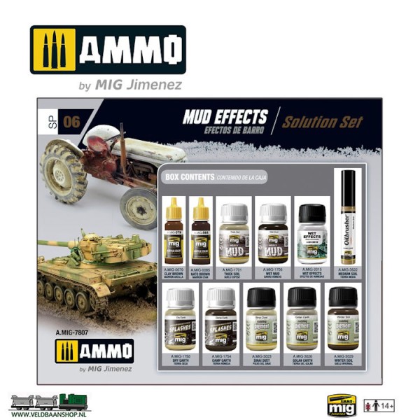 Ammo MIG 7807 super pack mud effects