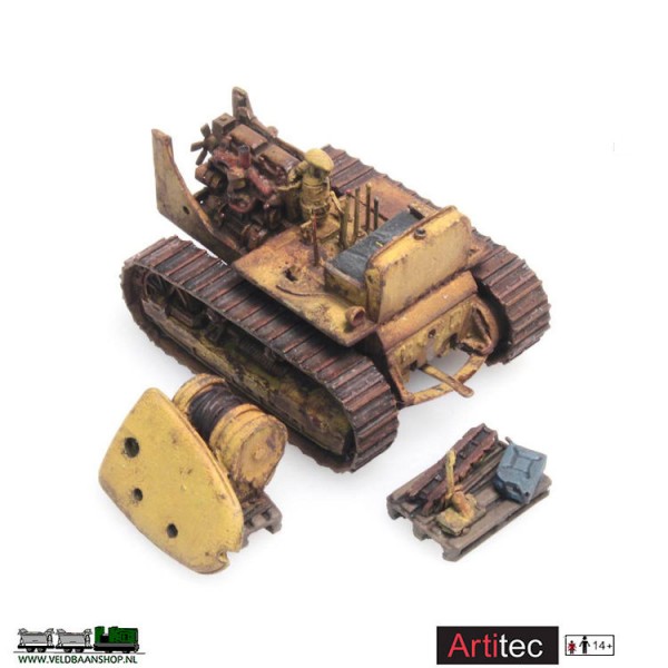 Artitec 487.601.01 - Bulldozer D7 verroest H0