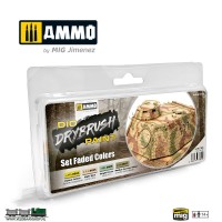 AMMO MIG 7306 dio drybrush set faded colors