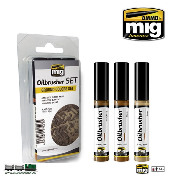 MIG 7503 Ammo MIG Jimenez Oilbrusher Ground color Veldbaanshop.nl