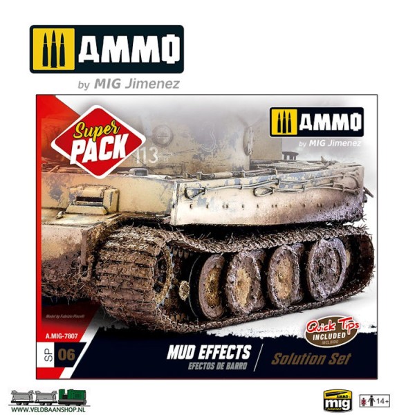 Ammo MIG 7807 super pack mud effects